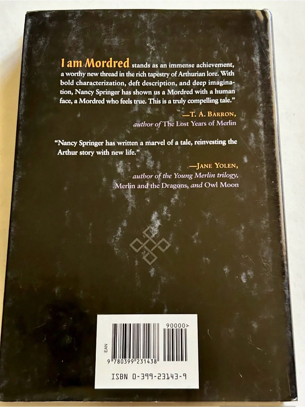 I Am Mordred: A Tale From Camelot – Nancy Springer (1998) Hardcover